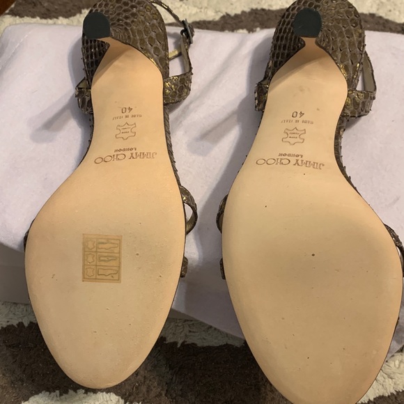 NIB ***Jimmy Choo Python sandals *** - Picture 8 of 8
